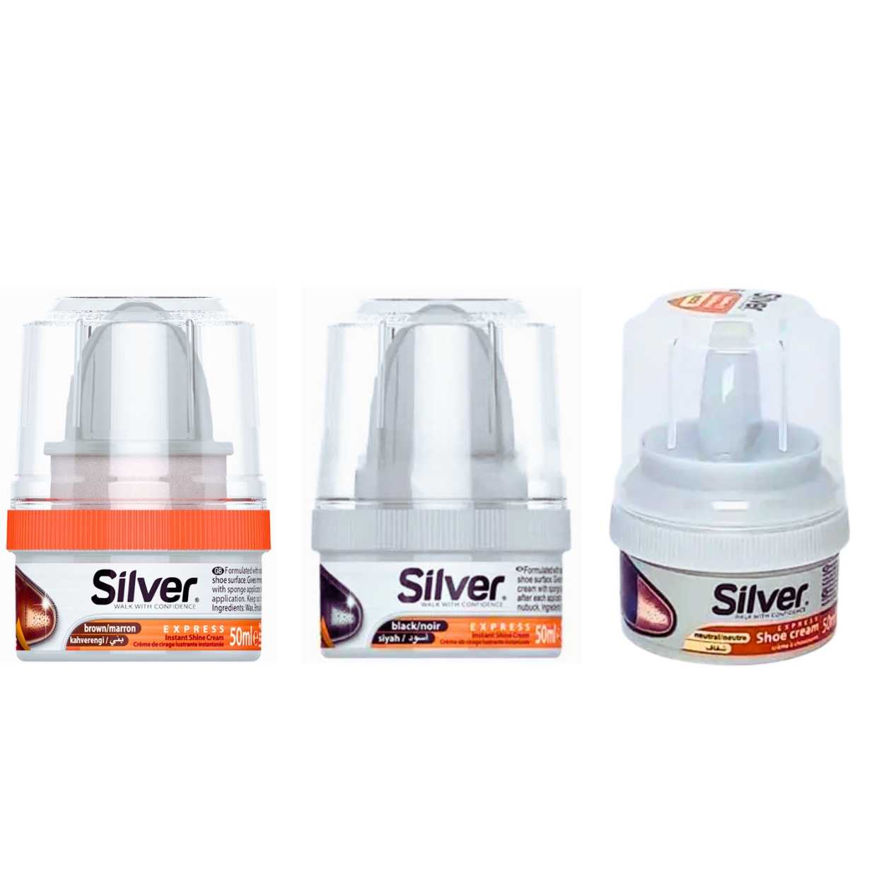 Cirage crème "auto lustrant Silver"- 50ml